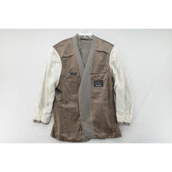 VTG Ermenegildo Zegna Blazer Men's 44R Multicolor Wool Silk Weave Sport Jacket - Picture 13 of 15